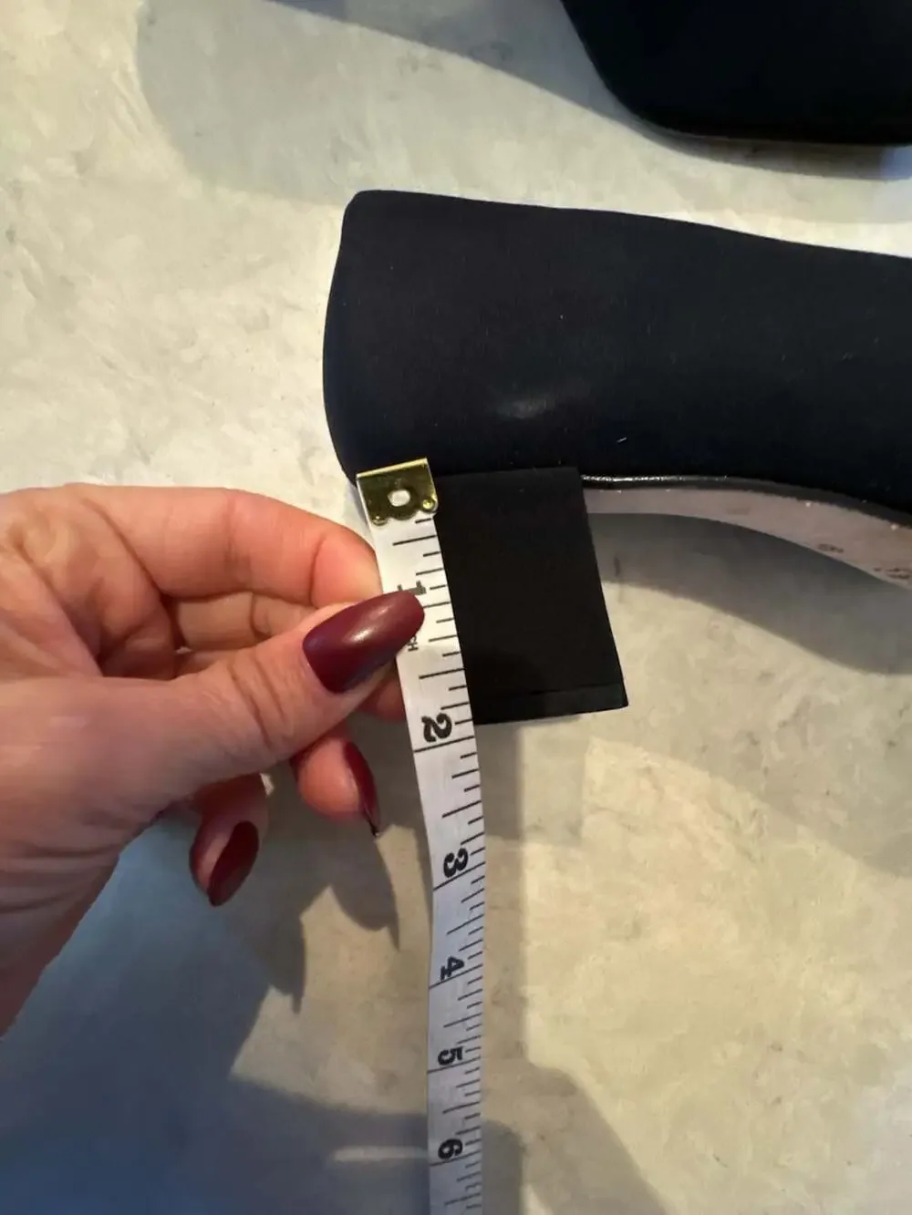 Enzo Angiolini Black Square Toe Heels Size 8M